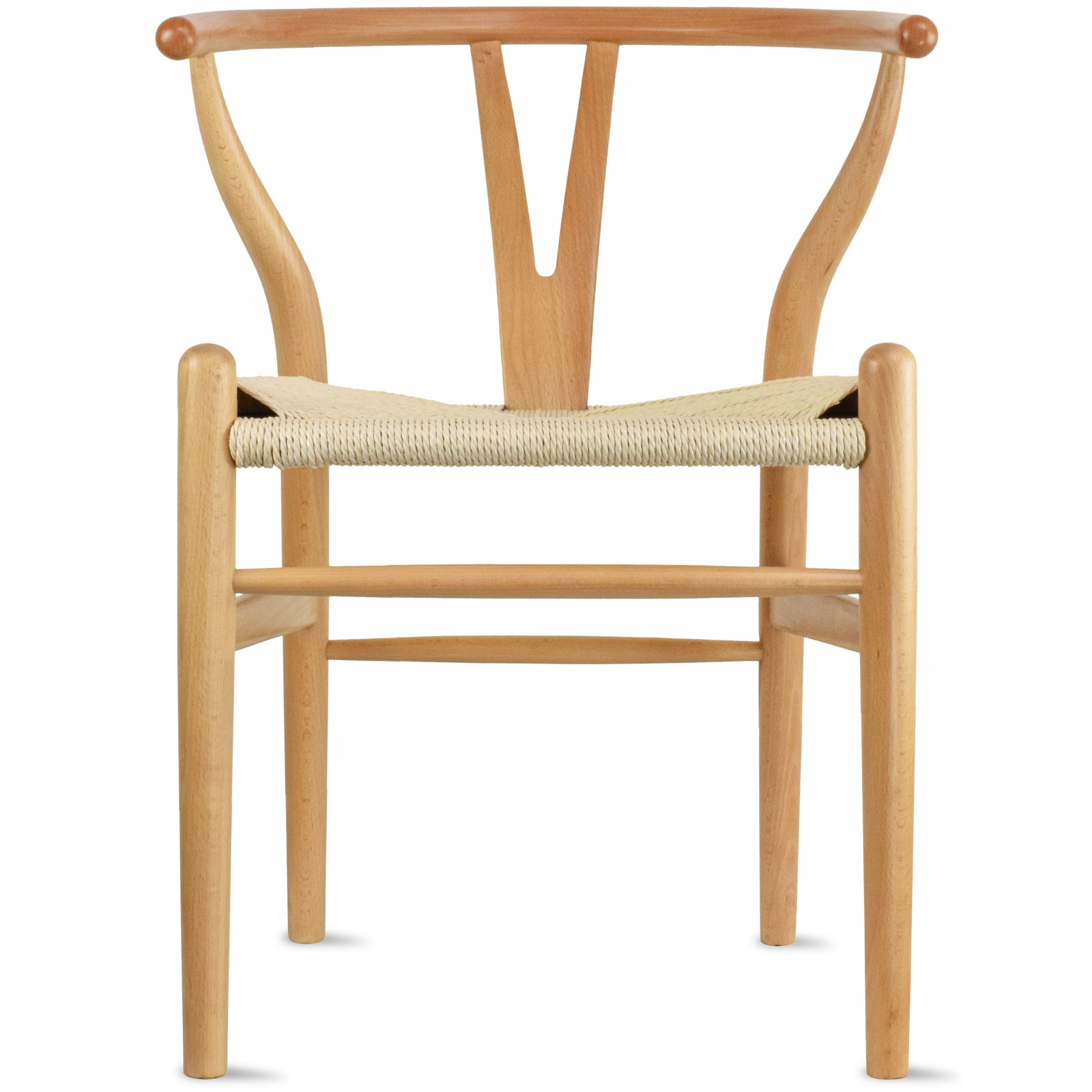 Baruti Wooden Wicker Dining Chair, Beige/Tan
