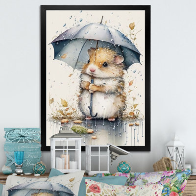 Parasol Hamster Rainy Day