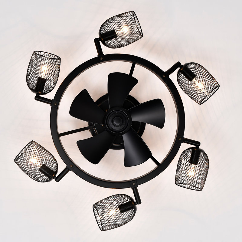 Ventilateur de plafond industriel 25,8 po avec télécommande