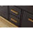 Tennant Brand 60 Inch Modern Freestanding Wenge Beatrice Bathroom Vanity, Double Vessel Sink, White Quartz Top, Fully Assembled-148174532