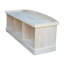 Banc de rangement en bois Melynda