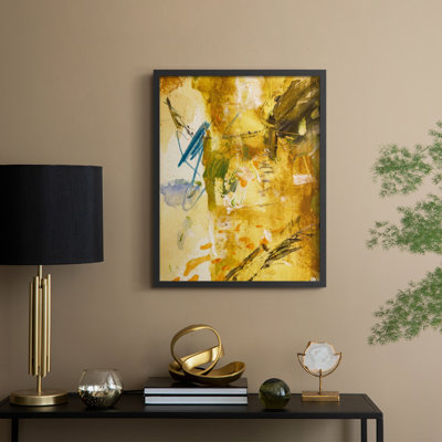 Blazing Rays I Framed Print - Solid Wood