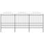 Tavis Garden Fence Spear Outdoor Panel Barrier Border Privacy Multi Sizes