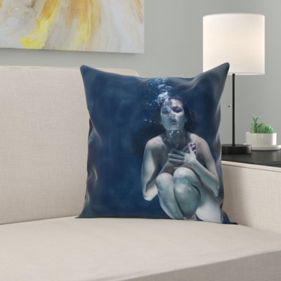 Water Throw Pillow
