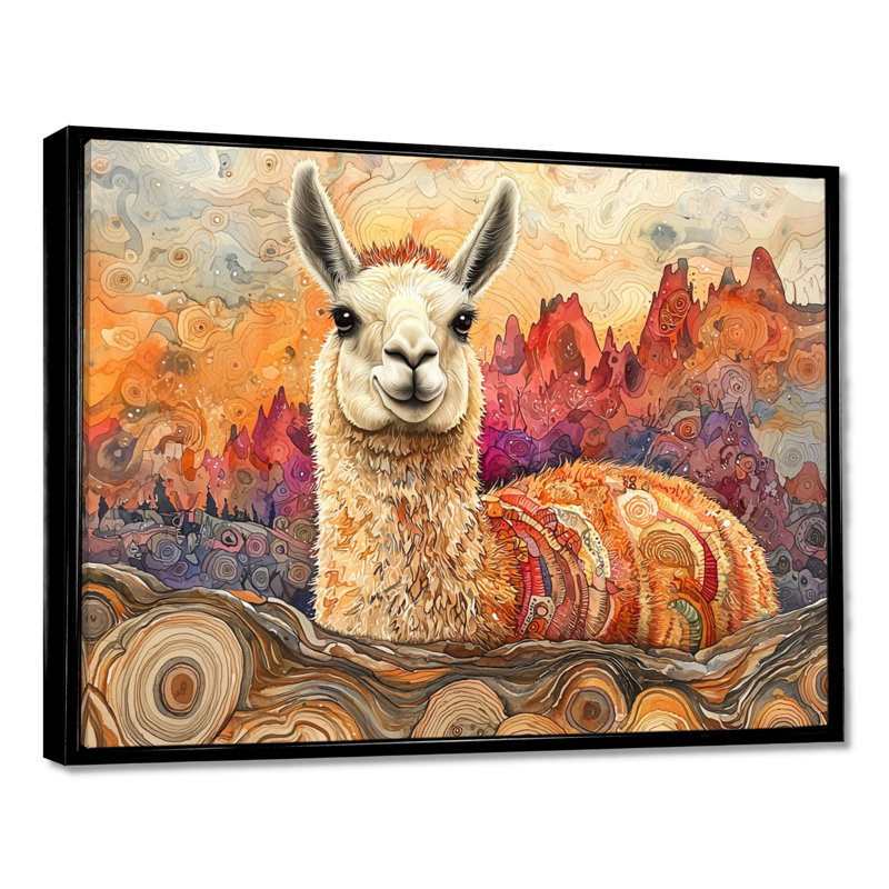 Groover - Animals Wall Art, Noir, noir, noir, noir, H 12 po x l 20 po, Floater Framed