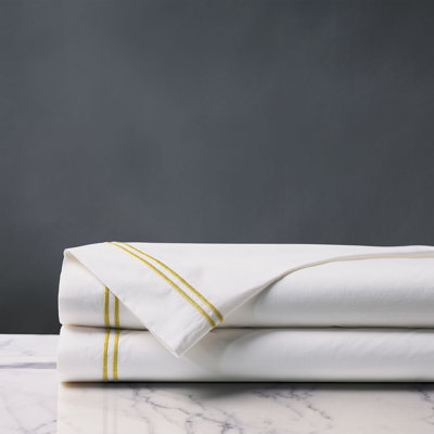 Enzo 100% Cotton Percale Flat Sheet