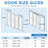 Mirrored Glass White Primed Solid Core Bi-Fold Closet Door With Hardware Kit-118511101