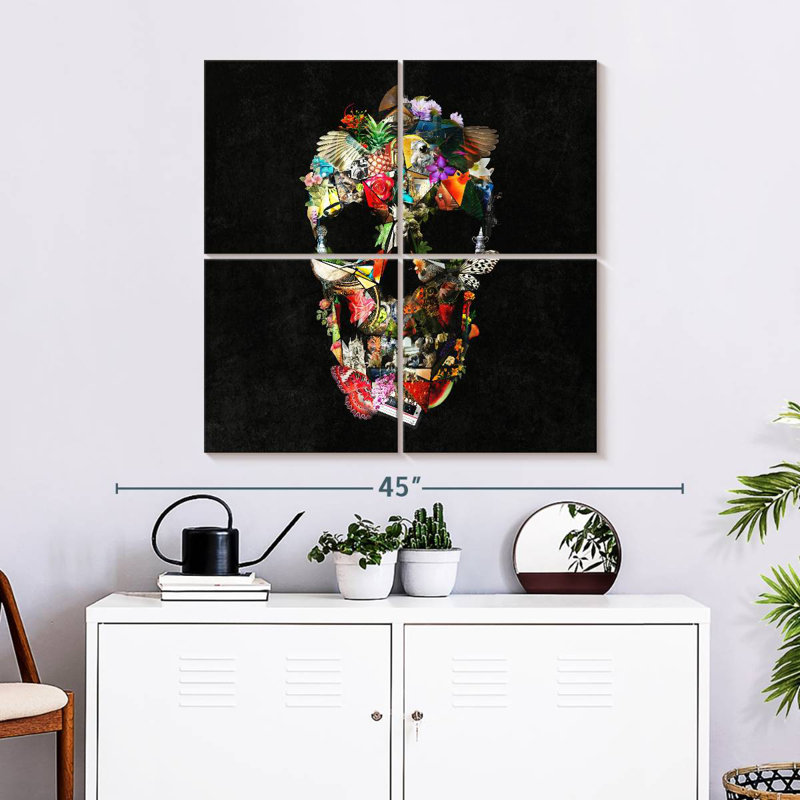 Kerner Fragile Skull, 32" H x 32" W