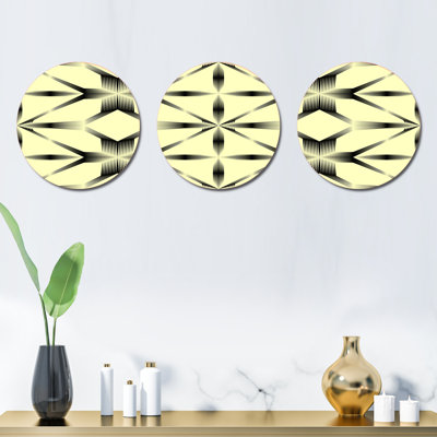 Abstract Wall Decor on Metal