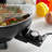 VonShef Non Stick Electric Wok with Lid