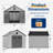 iYofe 8 ft. W x 10 ft. D Resin Storage Shed