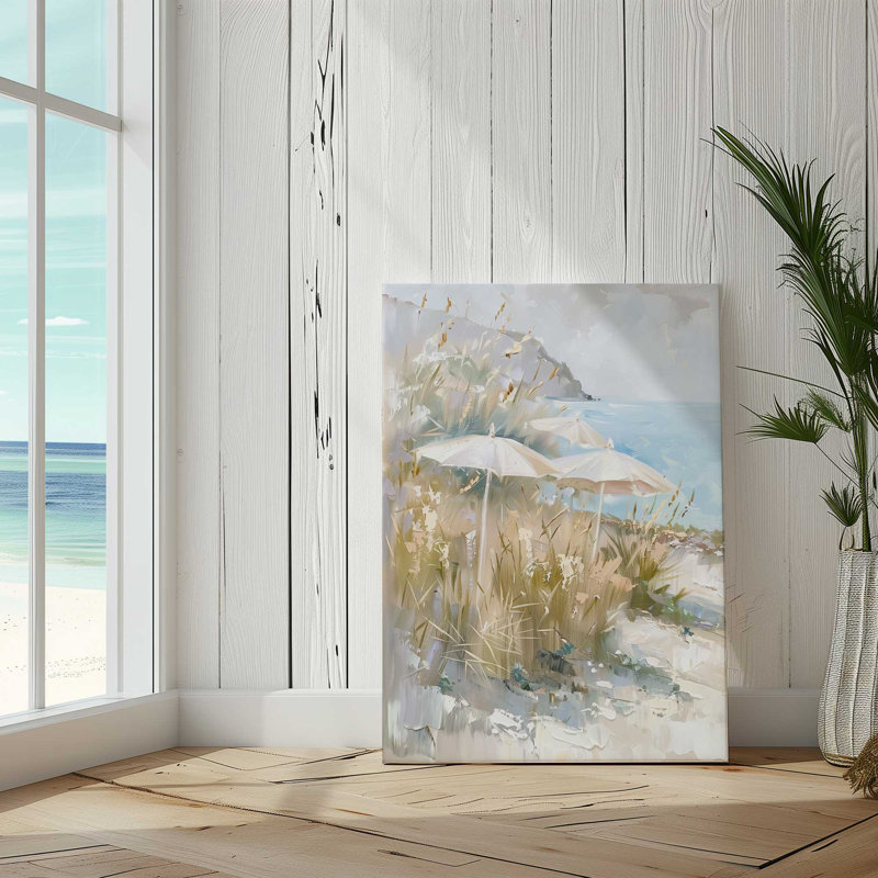 Parasol Seaside Calm I, H 18 po x l 12 po, Toile tendue, Ne s’applique pas