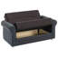 Causeuse convertible rembourrée avec rangement, polyester-798192832