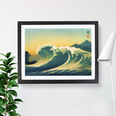 Traditional Japanese Wave Vol.1 1 Piece Single Picture Frame Wall Art