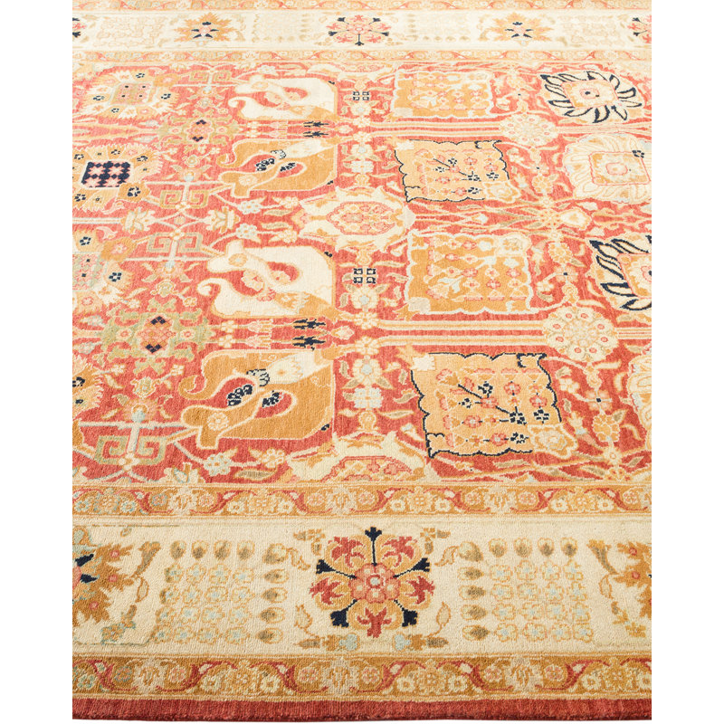 Shizue One-of-a-Kind 5' 10" X 8' 10" Hand Knotted Area Rug