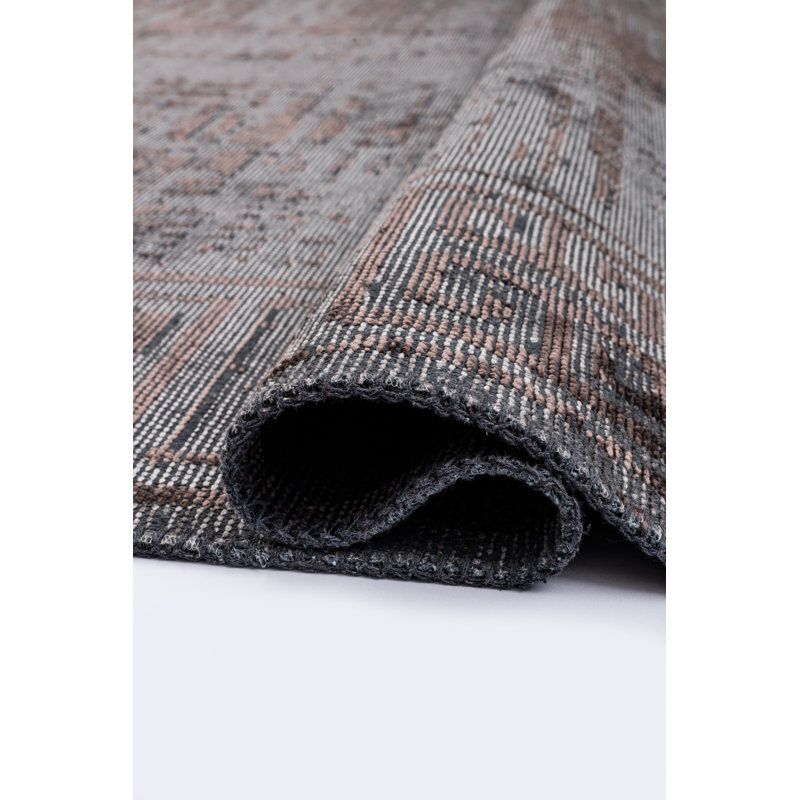 Rapture Gray/Brown Camouflage Luxury Area Rug, Rectangle 7'10" x 11'2"