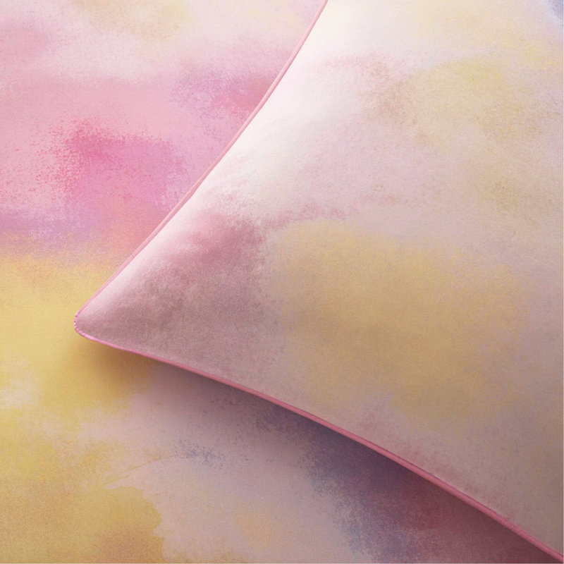 Ensemble d'édredon 4 pièces 4 pièces, King Comforter + 3 Additional Pieces, Pink