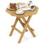 Wood Outdoor Chat Table , 50cm cm W 50cm cm D