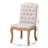 Aarons 18.72 " H Tufted Upholstered Side Chair