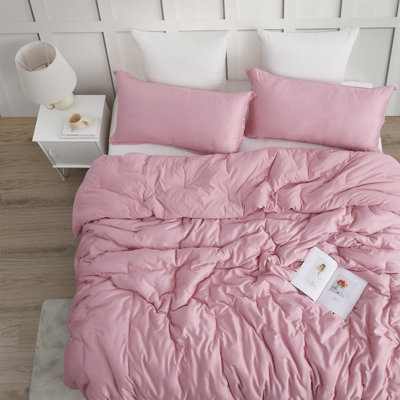 Ensemble d'édredon surdimensionné rose bonbon Comon
