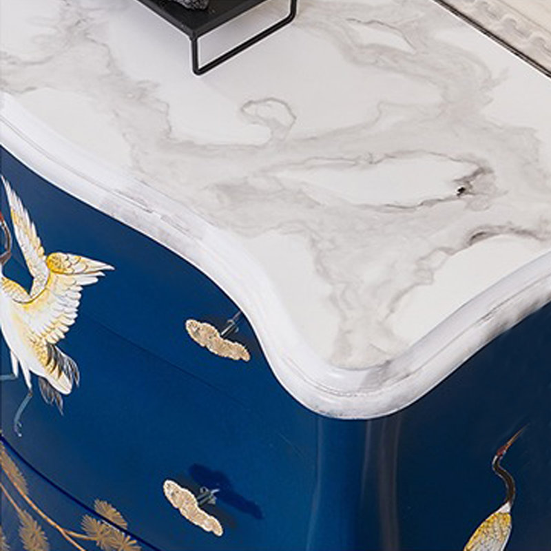 French style creative painted sideboard.