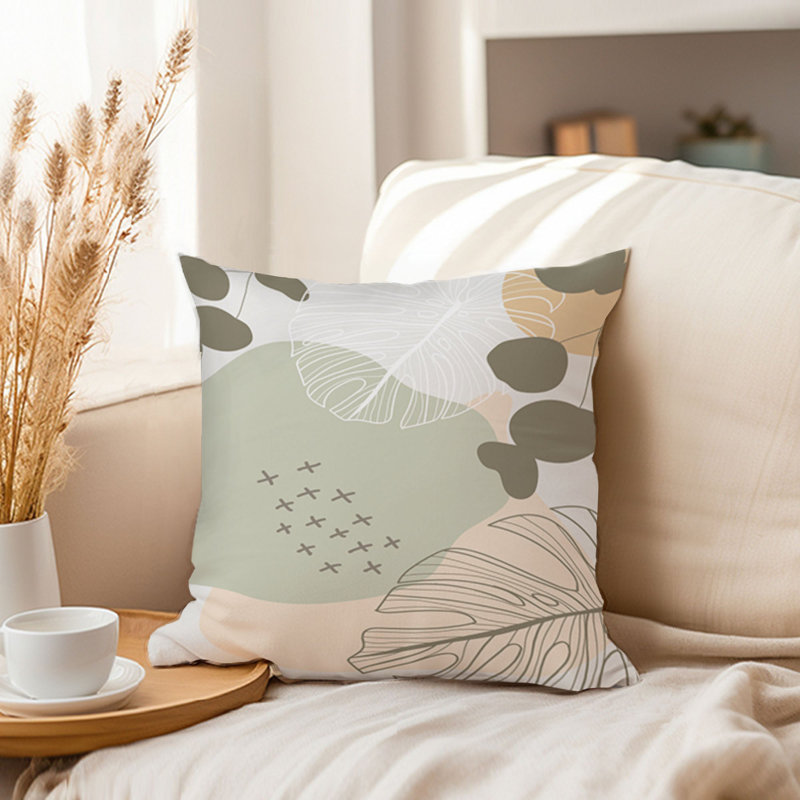Botanical Retro Leaves III Botanicals Leaf Bohemian, 20" x 20"