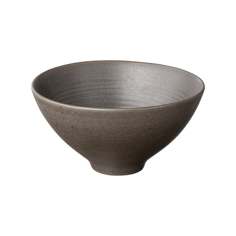 Bol en grès KUMI M - 5,5 po / 14 cm de diamètre, Espresso