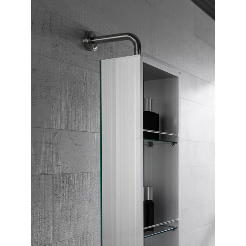 Smart 11.81'' W Mirrored Medicine Cabinet