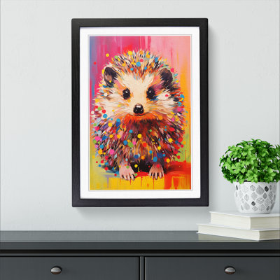 Hedgehog Pop No.2 - Framed Print