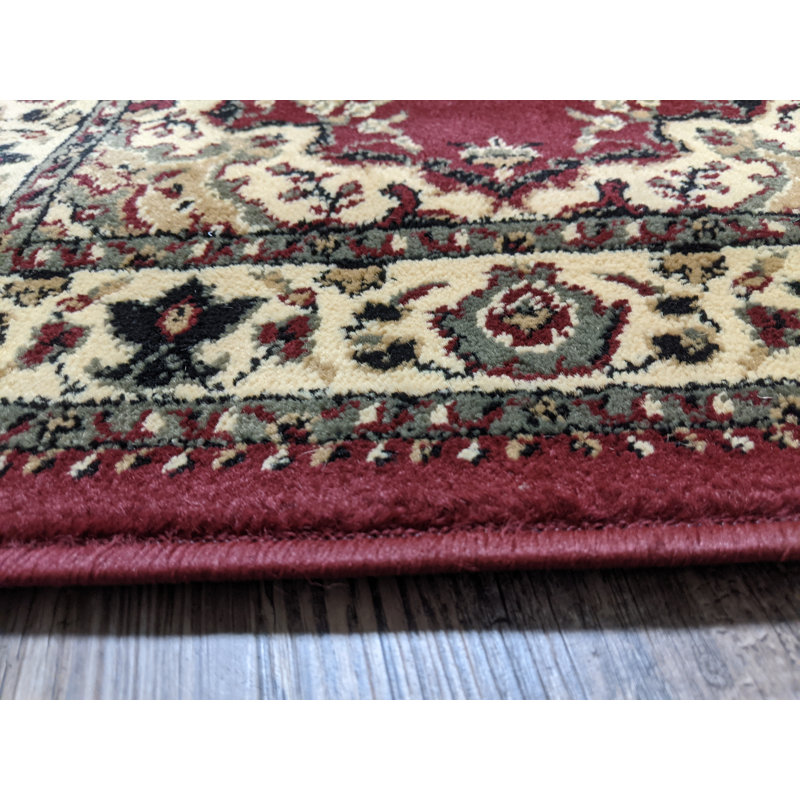  Tapis oriental bourgogne Northington, Rond 5 pi 3 po