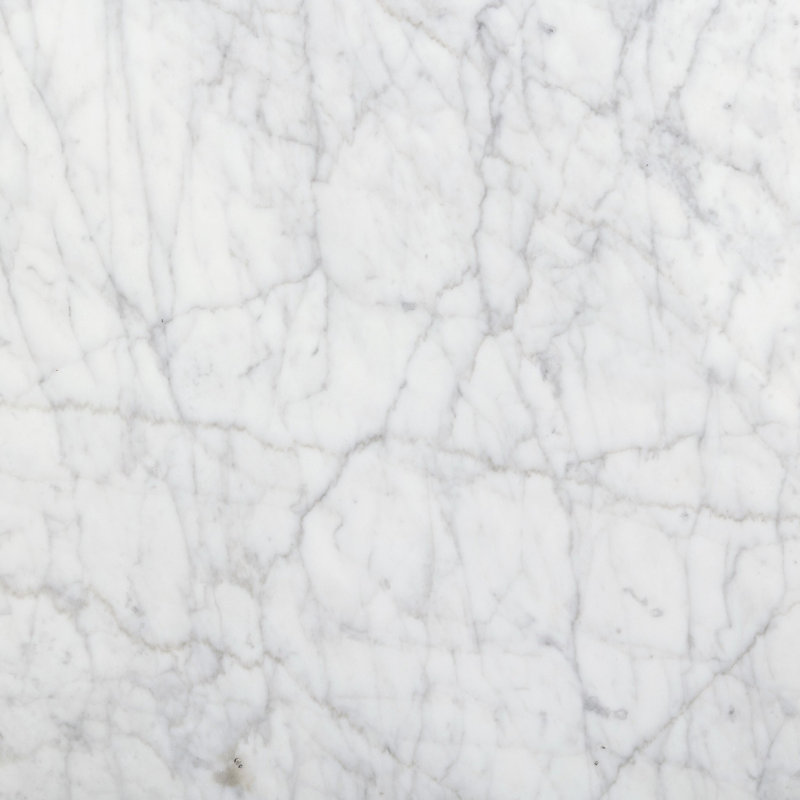 Table de bout Mahendra - marbre de Carrare blanc