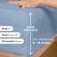 Ensemble de draps pour lit simple XL 3 pièces Royale Linens-114367289-114367297