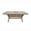 6-Seater Dining Set with Firepit Table