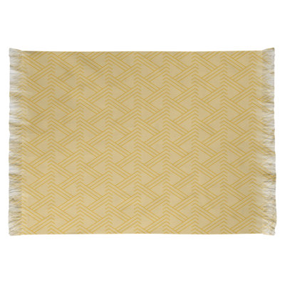 Tapis jaune zag zig