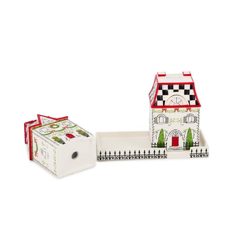 Holly Village Salt And Pepper Set