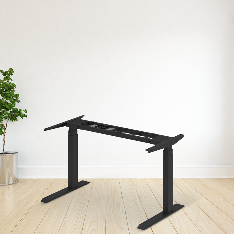 Swaim 51" H x 64" W Desk Base, Black