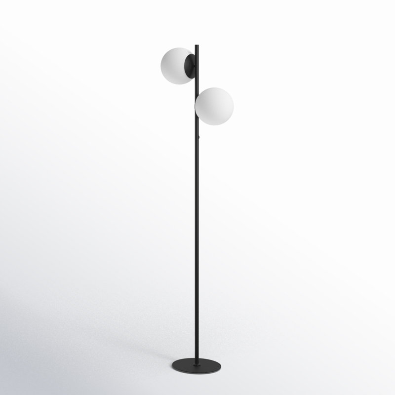 Skipworth 66.75'' Tree Floor Lamp, Matte Black