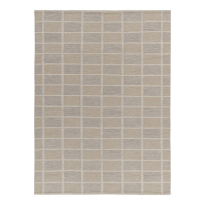 Scandinavian Wool Geometric Area Rug