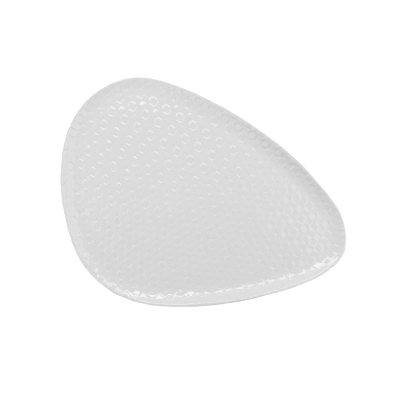 CS-1259-CN-W - Plaque triangulaire style libre 12,5 po x 10 po x 9 po