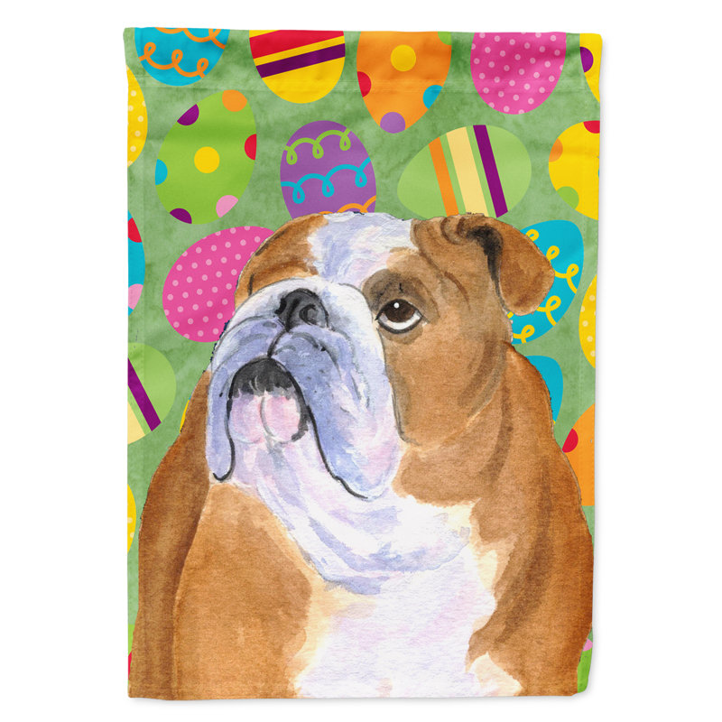 Drapeau de jardin Atara, Bouledogue (brun et blanc)