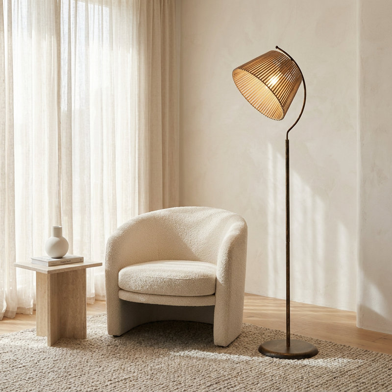 Lampe sur pied tissée Vogue Antiquation