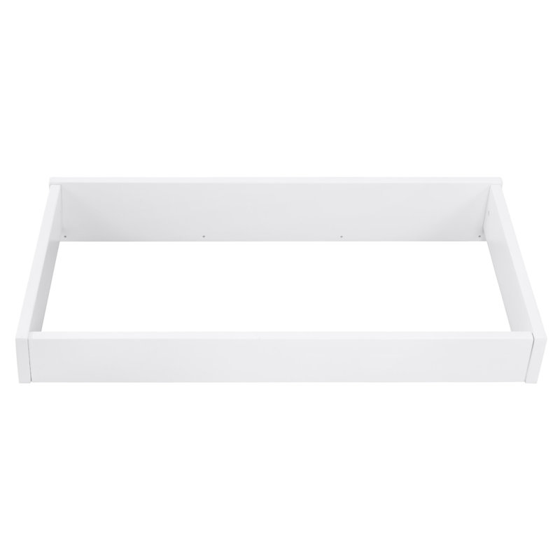 Plateau à langer universel (prêt à assembler) pour commode 3 tiroirs, Blanc neige