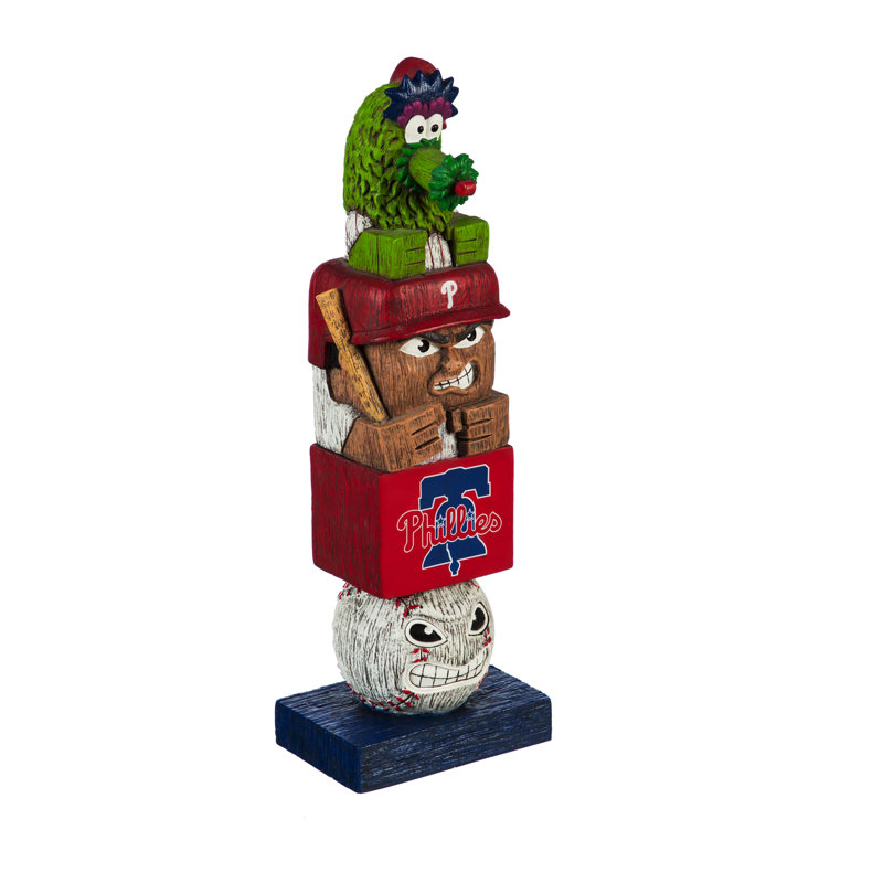 Statue de jardin MLB, Phillies de Philadelphie, H 16 po x l 5,5 po x P 4 po