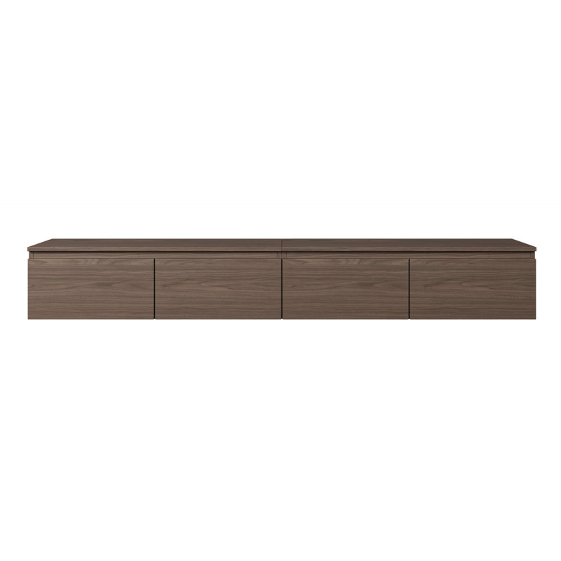 Syvanna 200 cm Wall-Mounted TV Cabinet, Brown