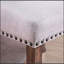 Contemporain ivoire en tissu 2 pièces Chaises d'appoint Bold Sturdy Design