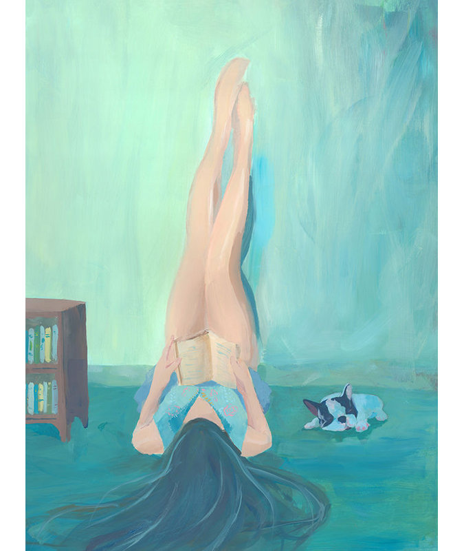 Story Time Painting by Ryan Brown, Image Brush Gel