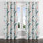 Panneaux de rideaux Boho - Rideau à œillets à motif cachemire botanique orange - 1 panneau-1232389033-1232389036