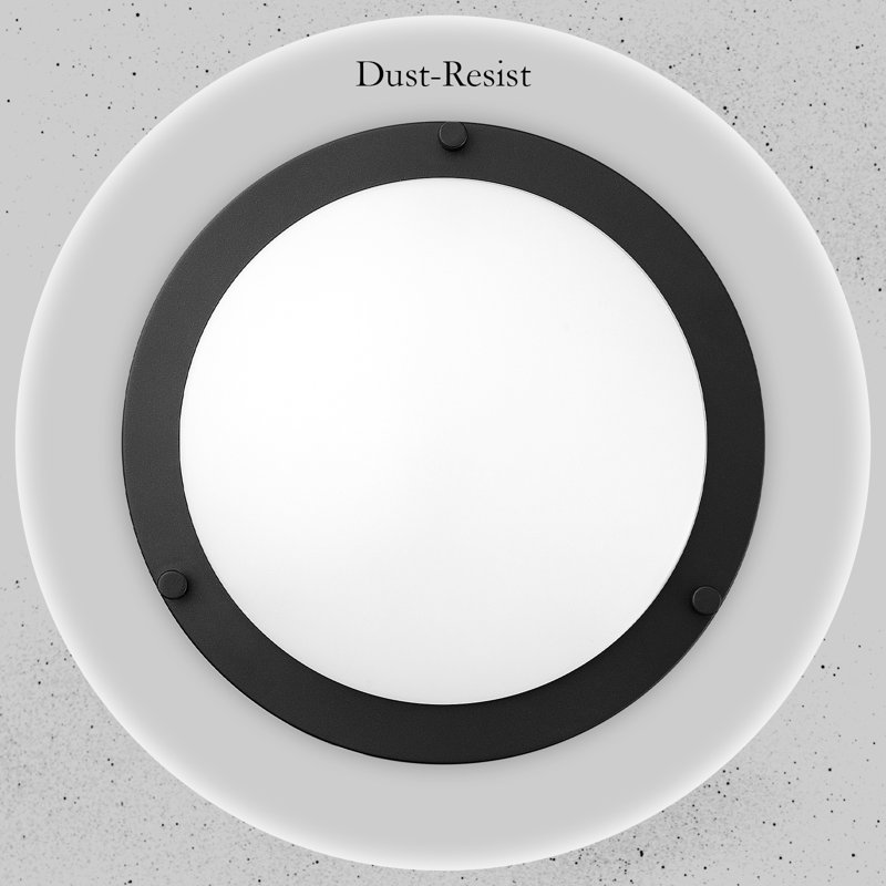 Daphne Double  rings Dimmable 10" LED Flush Mount Ceiling light, Oil Rubbed Bronze