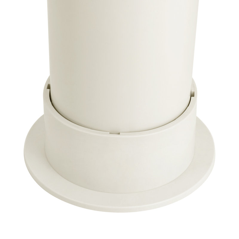 Haute poubelle 7 gallons, corbeille avec poignée, Beige