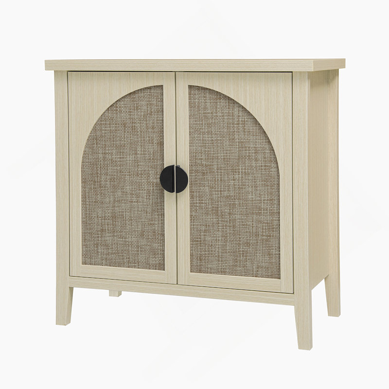 Armoire en rotin à 2 portes, convenant à la chambre à coucher, au salon et au bureau